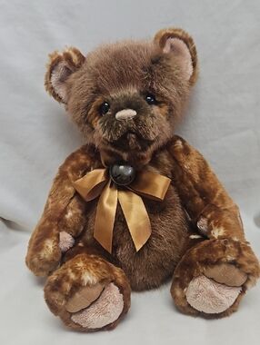 Charlie Bears Waffle Teddy Bear Plush 15" CB191936 Secret Collection 2019 Retire